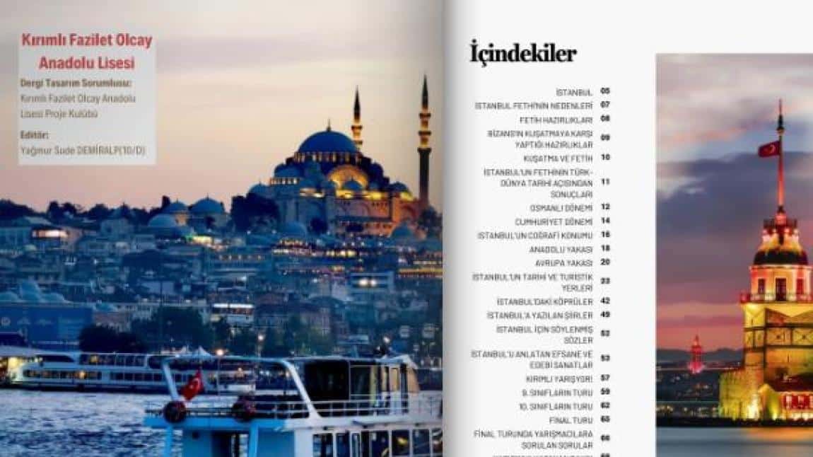 İstanbulluyuz projesi  E-dergi çalışması